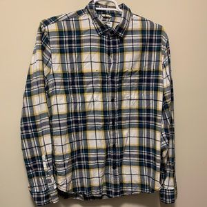 Express plaid button up shirt